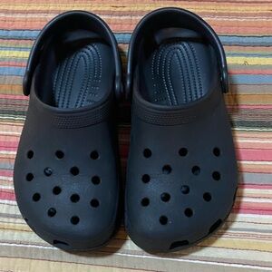 CROCS Kids Black Clogs